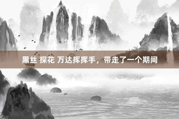 黑丝 探花 万达挥挥手，带走了一个期间