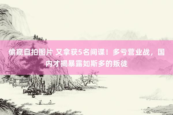 偷窥自拍图片 又拿获5名间谍！多亏营业战，国内才揭暴露如斯多的叛徒