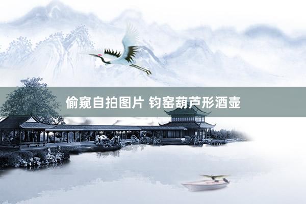 偷窥自拍图片 钧窑葫芦形酒壶